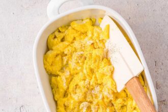 Huevos Revueltos en Microondas