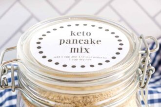 酮饮煎饼混合食谱