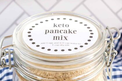 酮饮煎饼混合食谱